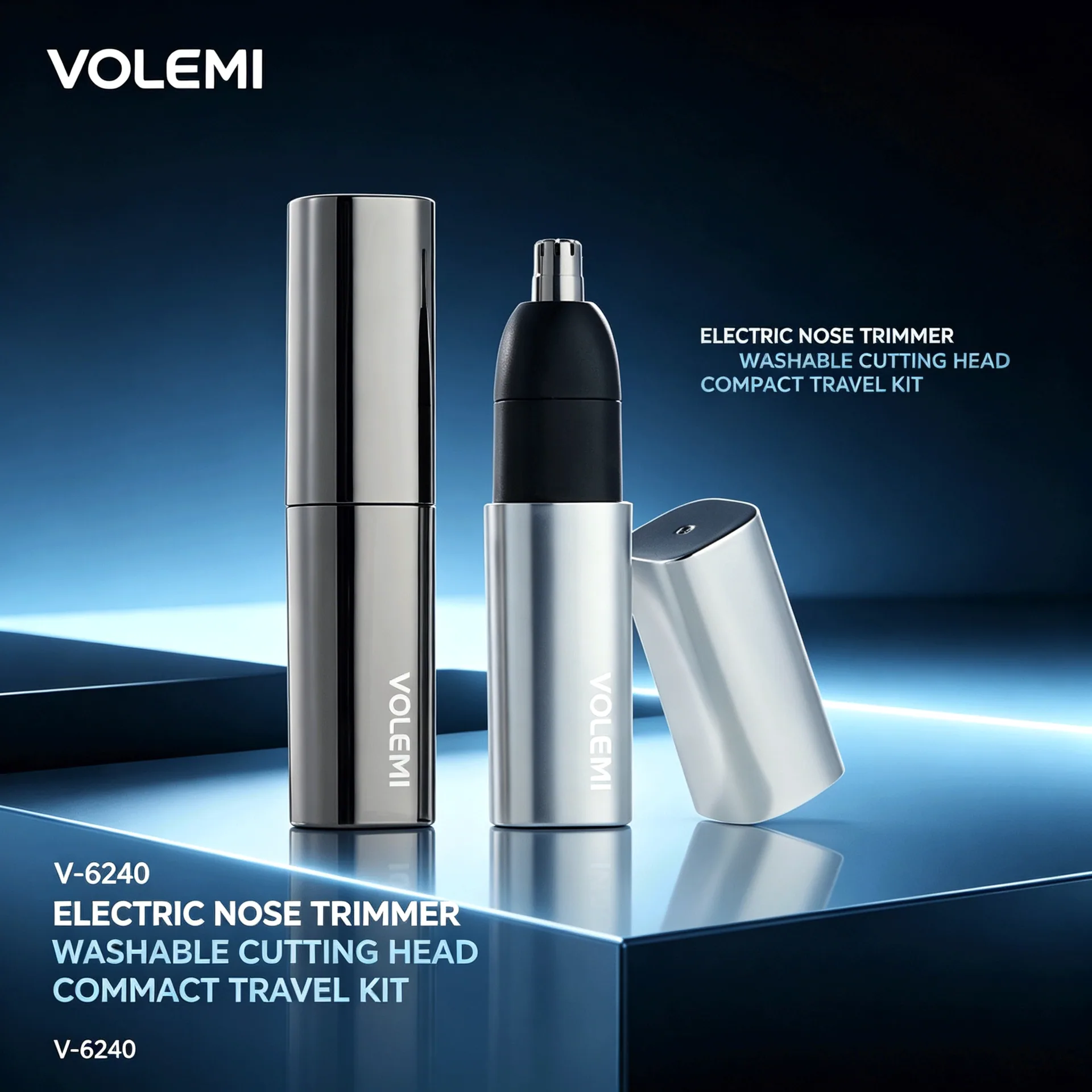 VOLEMI Hair Clipper Rechargeable Waterproof Washable Body V-6240