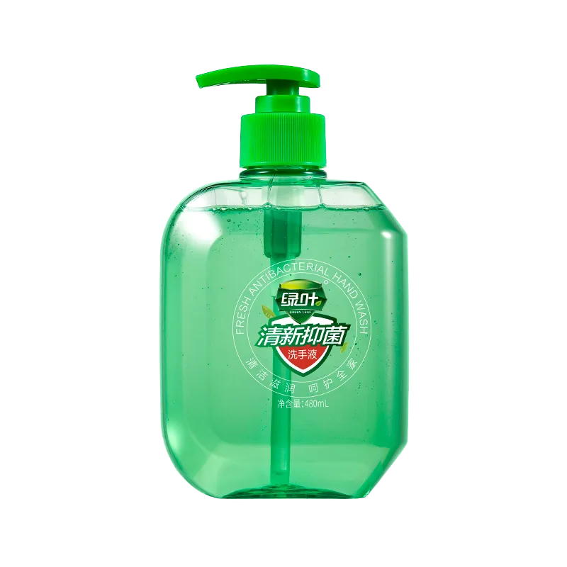 Green Leaf 480ml Fresh Antibacterial Hand Wash (1 bottle)