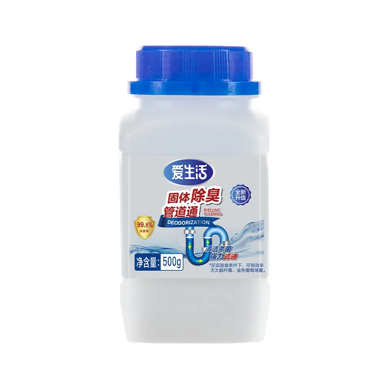 Aishenghuo Solid Deodorizing Drain Cleaner 500g (1 bottle)
