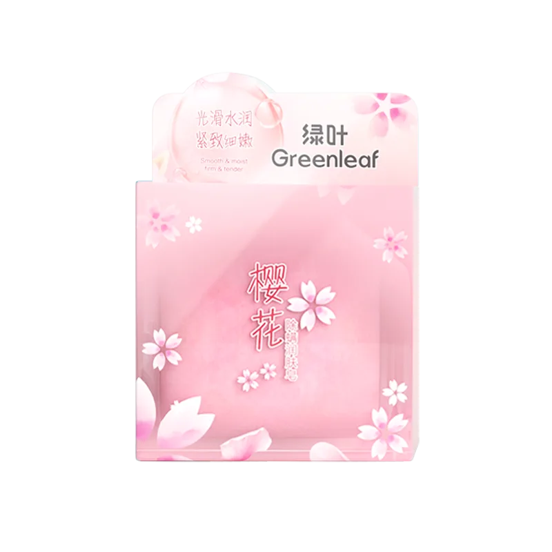 Green Leaf 100g Cherry Blossom Mite-Removing Moisturizing Soap
