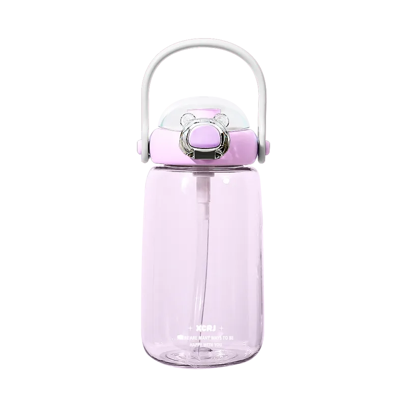 Little Tea Diary 640ml Tritan Water Bottle Taro Purple