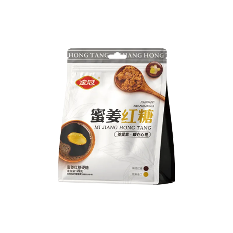 Jinguan 120g Honey Ginger Brown Sugar (Eight-Side Seal Zipper Bag)