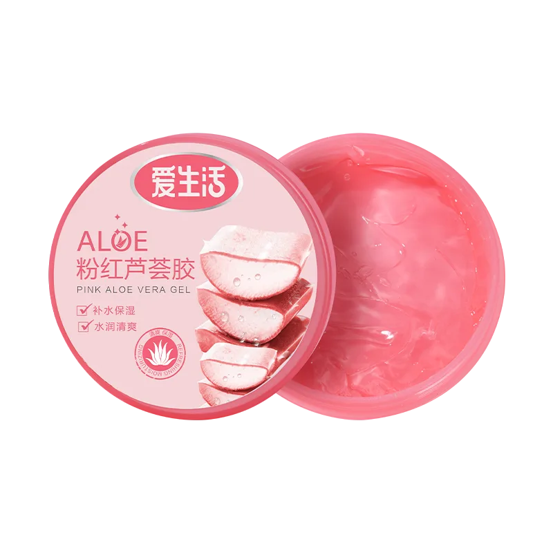 Aishenghuo 180g Pink Aloe Vera Gel