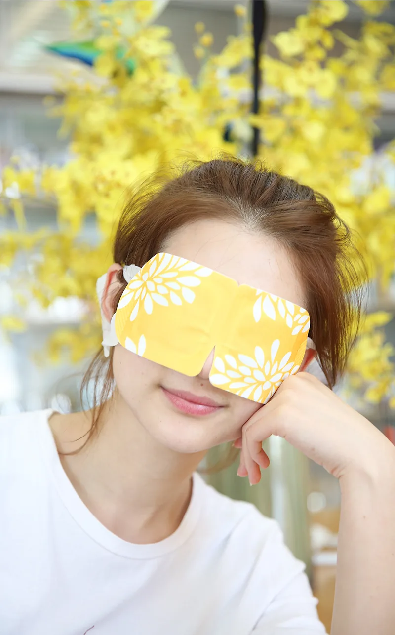 Kalishi 10P Chamomile Hot Compress Steam Eye Mask (10 pieces) 3