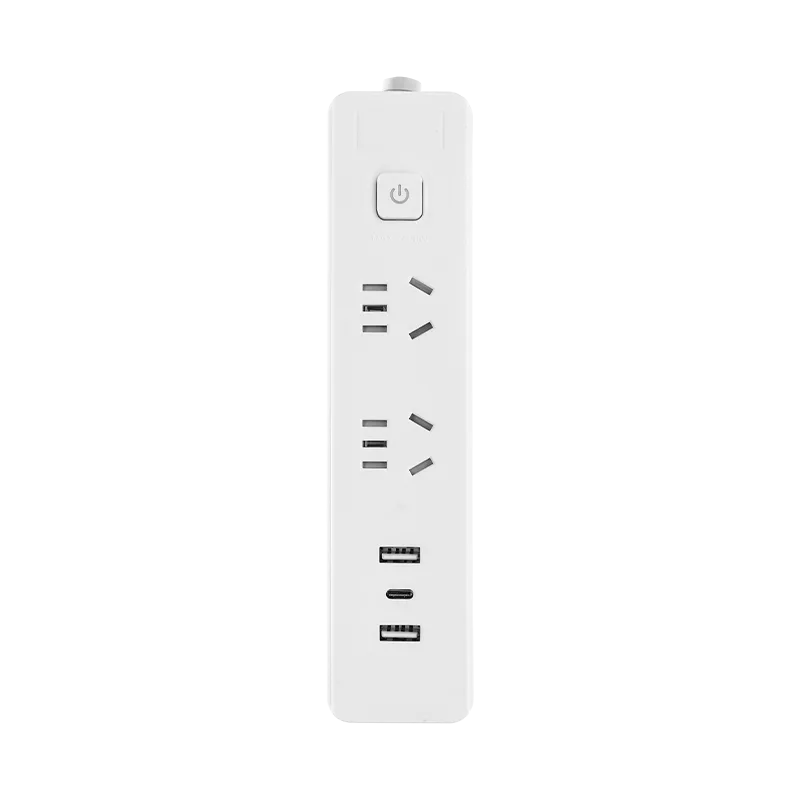Green Leaf Hui 1.8M Double Socket Power Strip with Fast-Charging USB