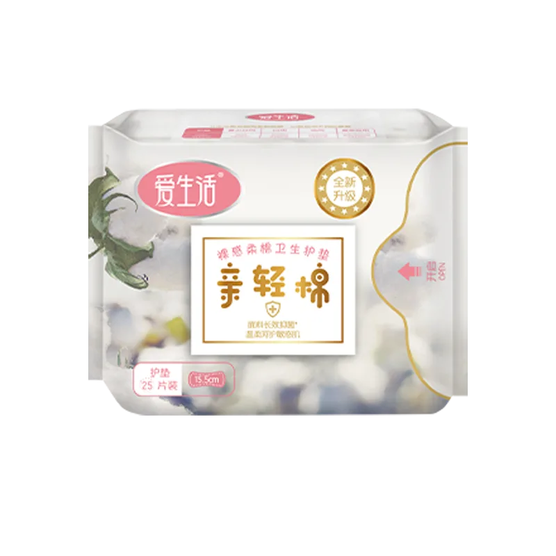 Aishenghuo 25 pads * 155mm Light Cotton Panty Liners