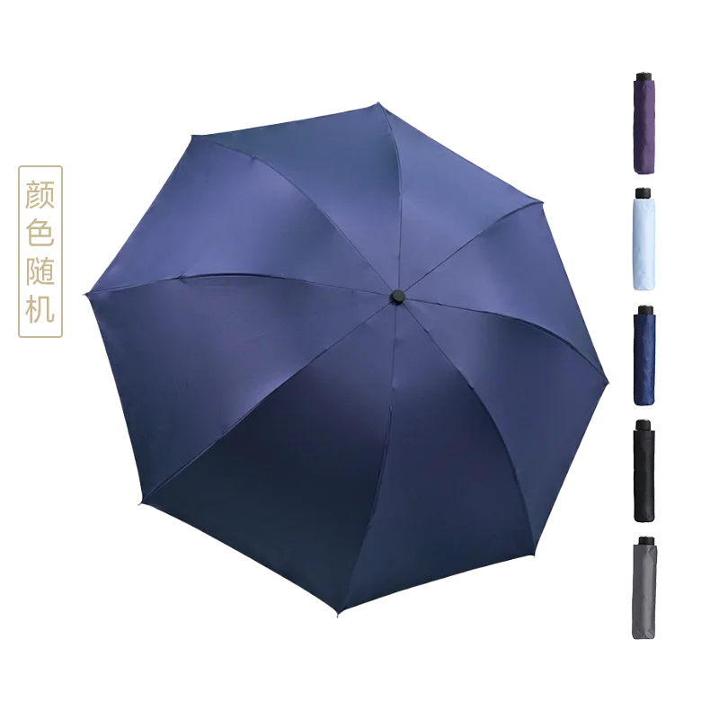 Three-fold UV Protection Umbrella (Blue)