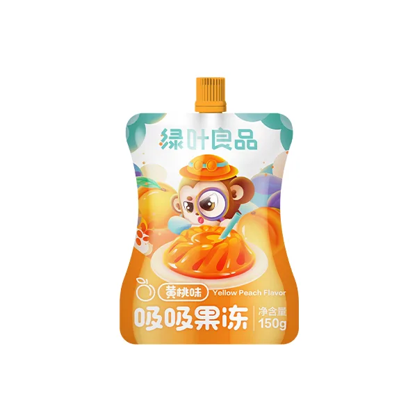 Green Leaf Good Product Peach Flavor Squeeze Jelly 150g