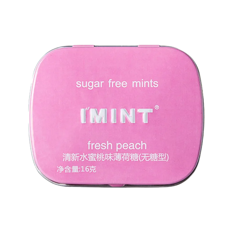 Fresh Peach Flavor Mint Candy (Sugar-Free) 16g