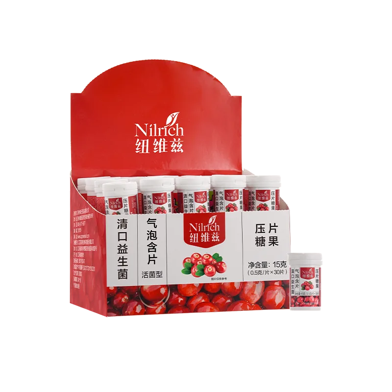 Nuways Fresh Breath Probiotic Sparkling Tablets Pressed Candy (30 tablets)