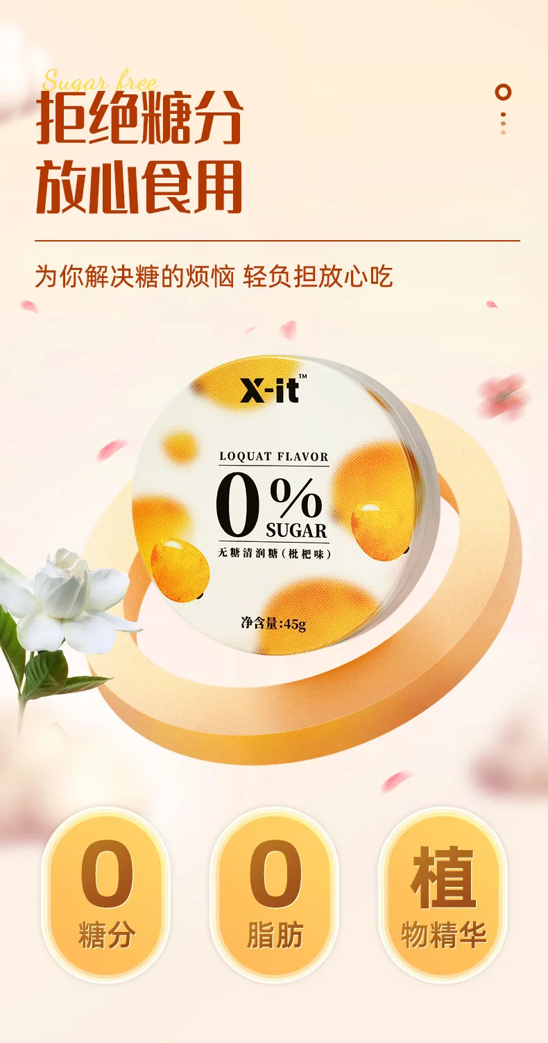 X-IT Sugar-Free Soothing Candy (Loquat Flavor) 6