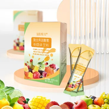 Rui Ni Wei Er Compound Fruit and Vegetable Enzyme Powder Solid Beverage (20g, 20 pieces)