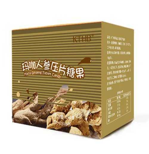 KTHB Maca Ginseng Pressed Candy (6 bottles per box)