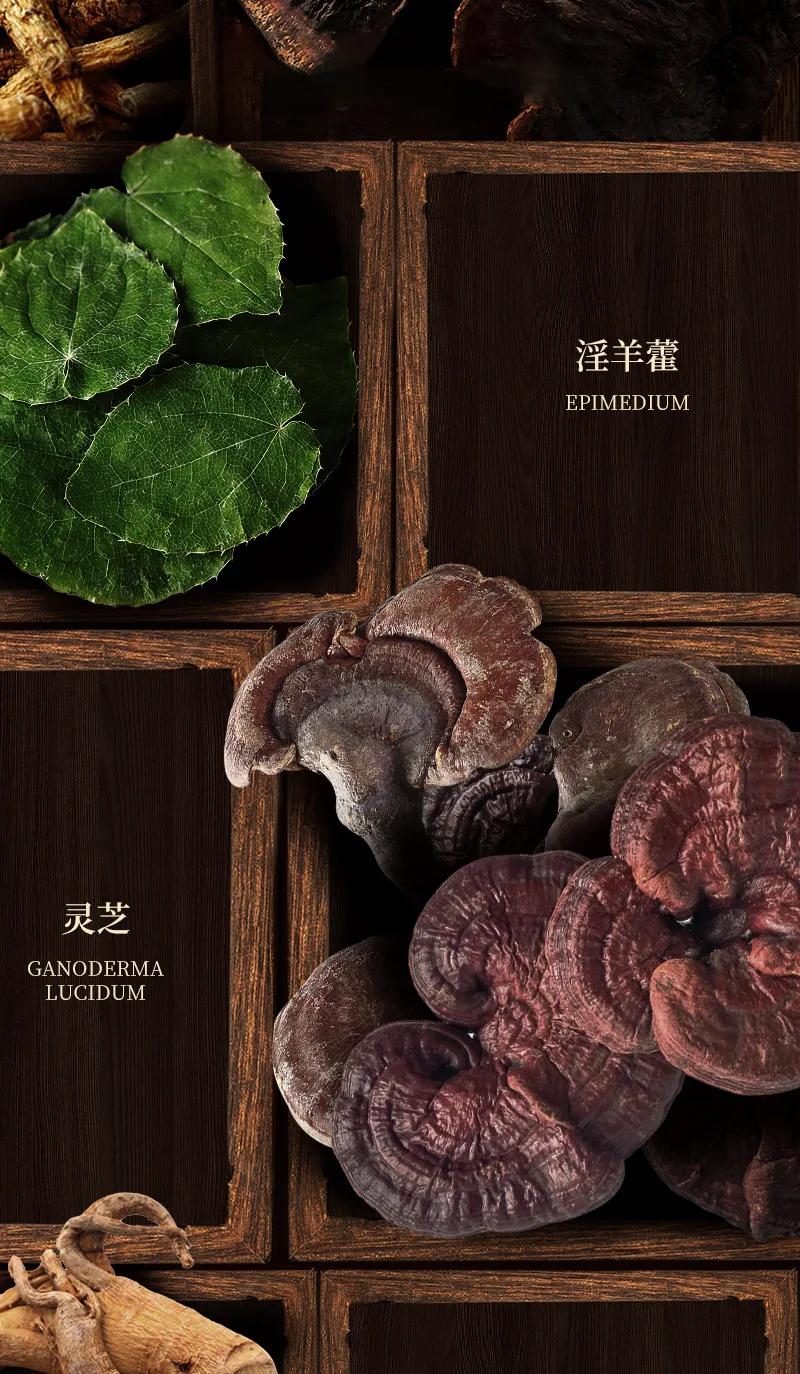 Nuoweizi Tenggang Brand Epimedium and Reishi Mushroom Capsules/22.4g 6