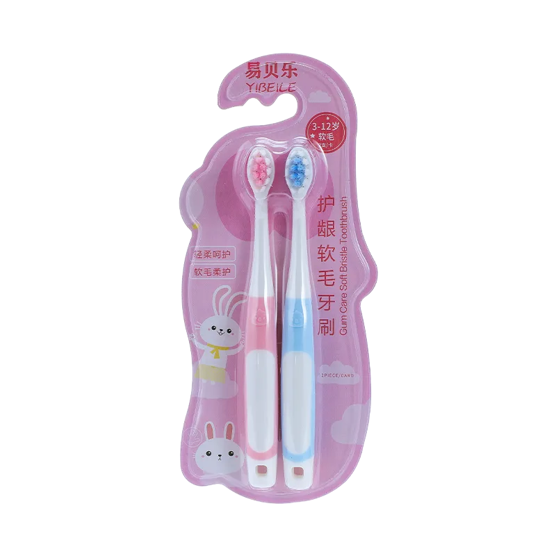 Ebilu Gum Care Soft Bristle Toothbrush (2 Pack)