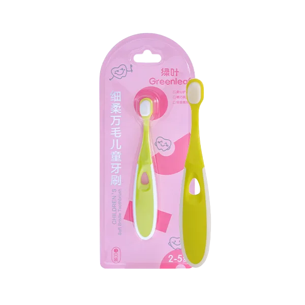 Green Leaf Fine Soft Ten Thousand Bristles Children's Toothbrush (Single Pack)