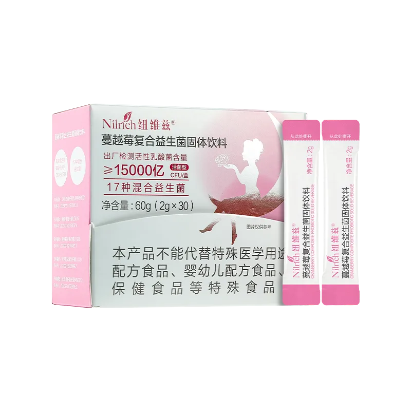 Nuwei Cranberry Composite Probiotic Solid Beverage / 30 sticks