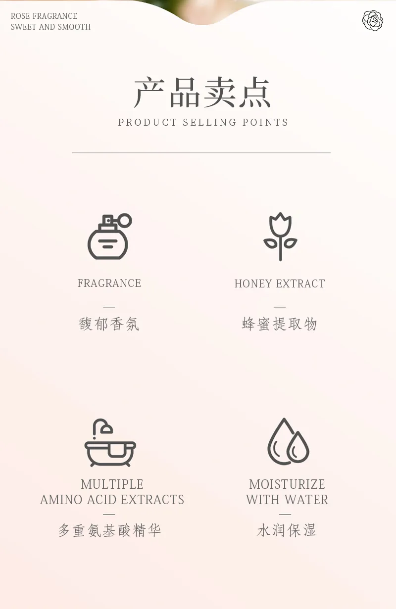 Kalishi 650g Amino Acid Essential Oil Body Wash (Sweet and Radiant) 3