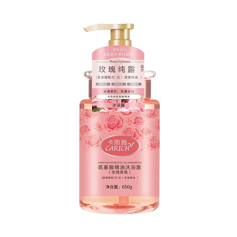 Kalishi 650g Amino Acid Essential Oil Body Wash (Rose Fragrance)