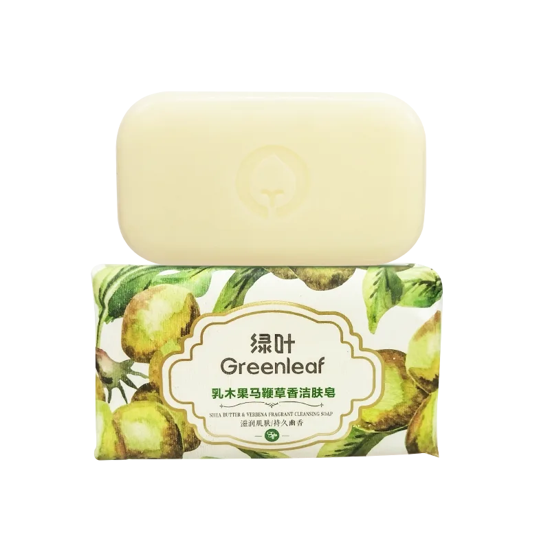 Green Leaf 200g Shea Butter Verbena Scented Cleansing Soap