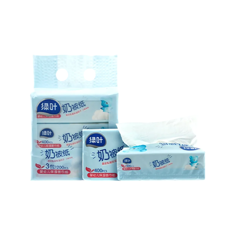 Green Leaf Baby Moisturizing Facial Tissue