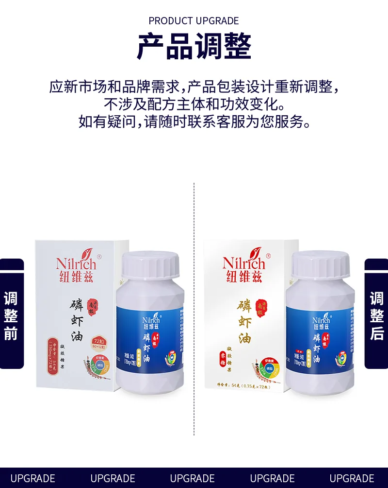 NuWeiZi 144-count Krill Oil Gel Candy, 2 bottles 2