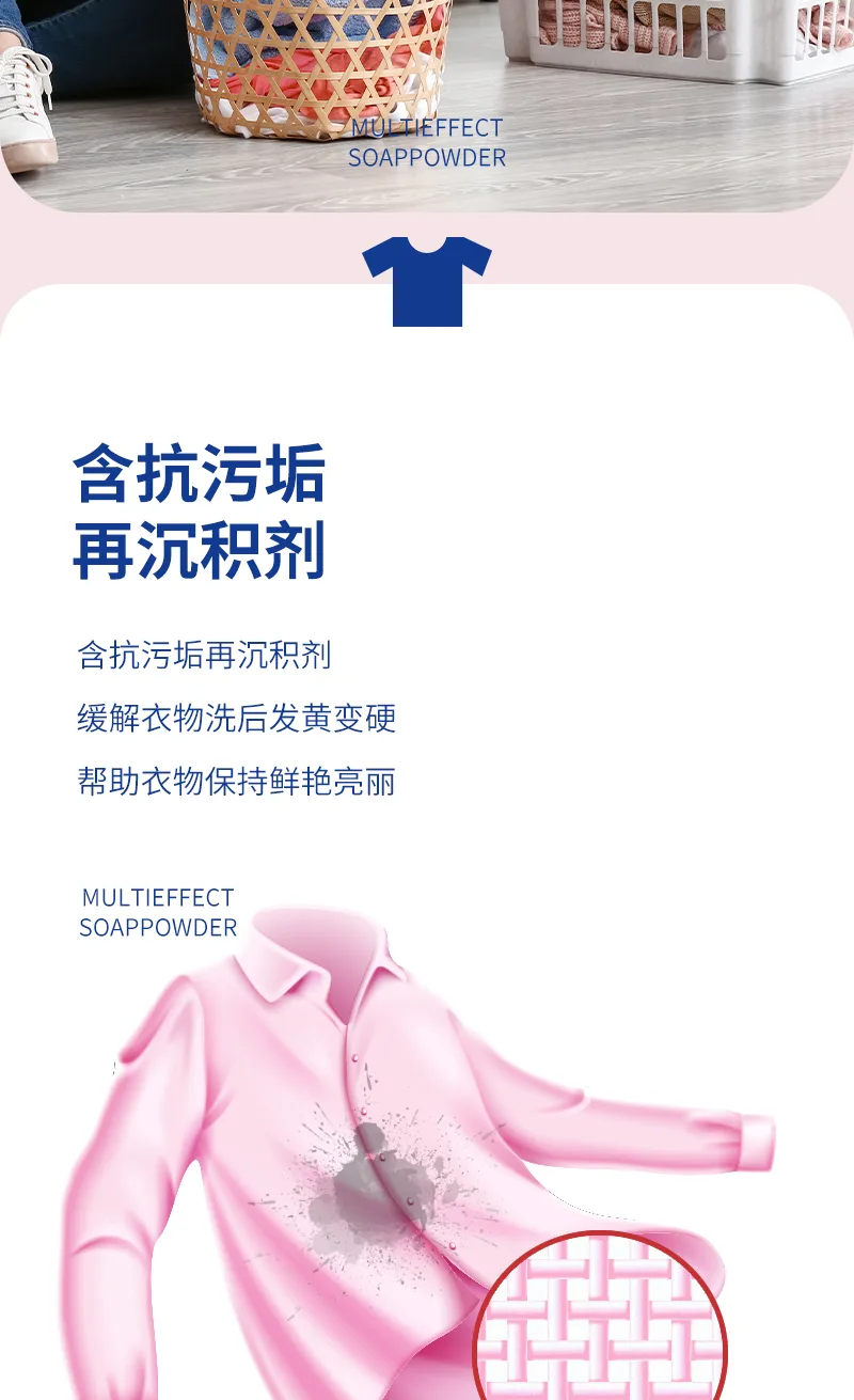 Aishenghuo 2KG Multi-Effect Soap Powder 5