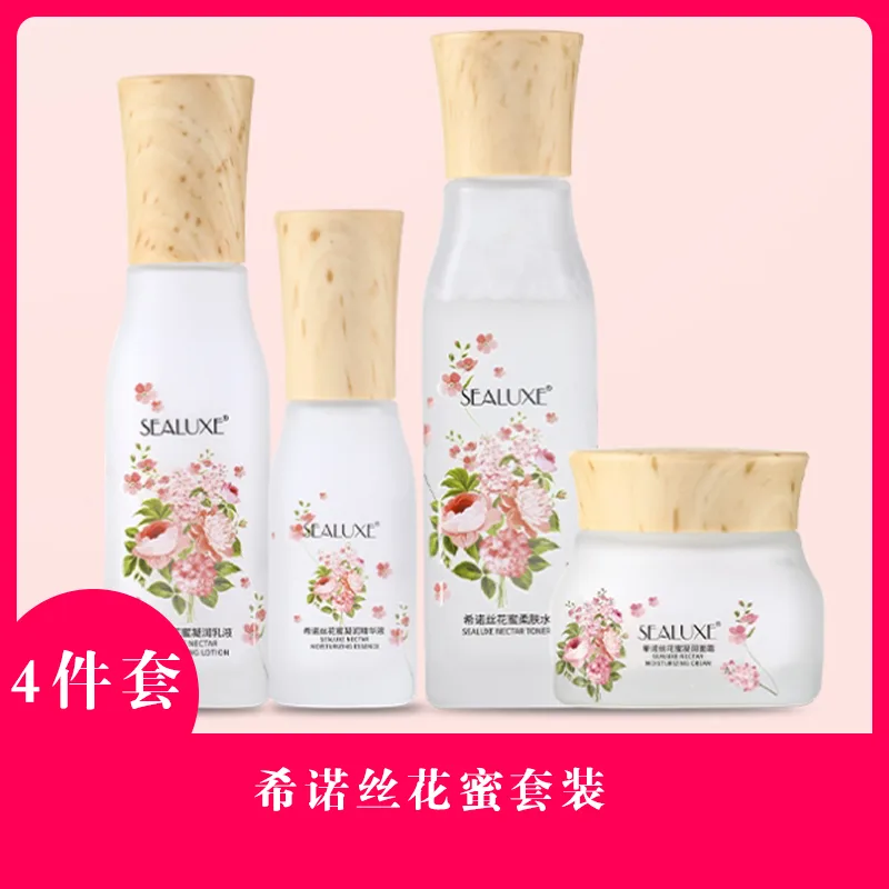 Xinoss 40ml Sérum Hidratante de Néctar Floral, 100ml Loción Hidratante de Néctar Floral, 120ml Tónico Suavizante de Néctar Fl