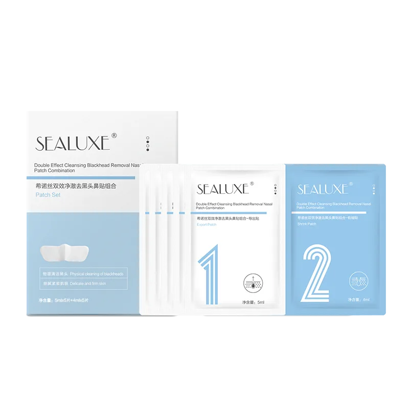 Xinoss Dual-Action Purifying Blackhead Nose Strip Combo