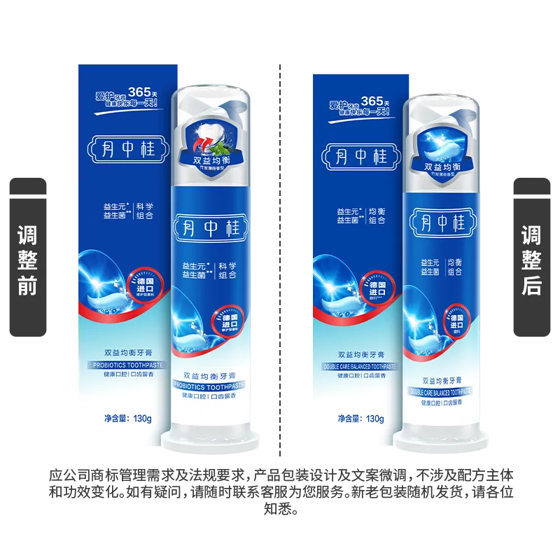 Yuezhonggui 130g Dual-Benefit Balance Toothpaste