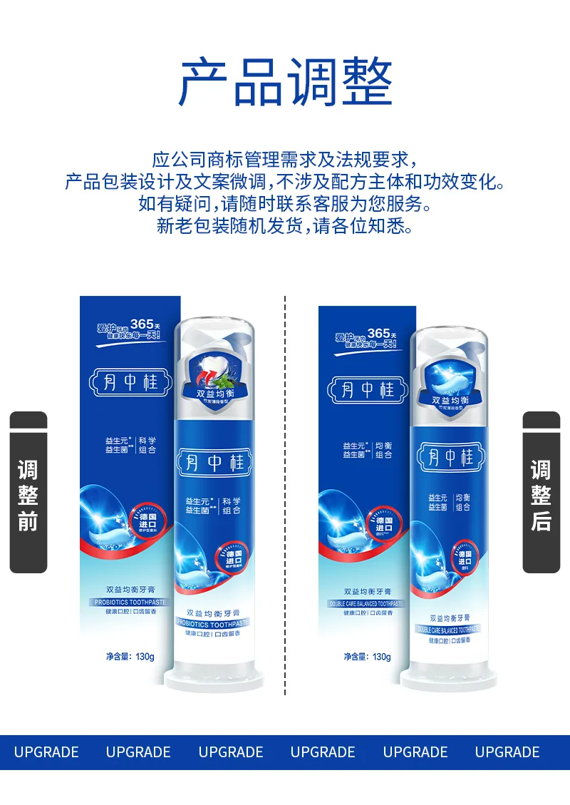 Yuezhonggui 130g Dual-Benefit Balance Toothpaste 2