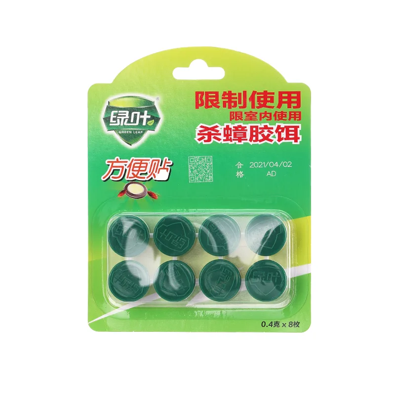 0.05% Fipronil Green Leaf Cockroach Gel Bait Convenient Sticker