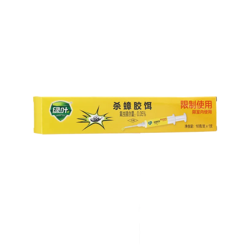 0.05% Fipronil Green Leaf Cockroach Gel Bait 10g