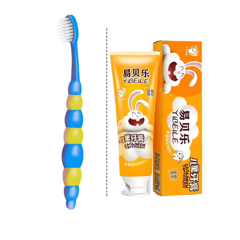 Yibeile 80g Children's Toothpaste + Yibeile Children's Tooth Strengthening and Gum Protection