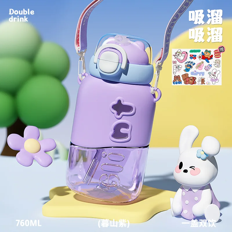 Xiaocha Diary Dual-Use Water Bottle