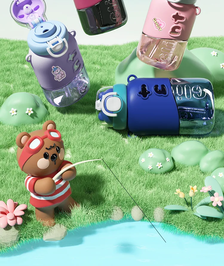Xiaocha Diary Dual-Use Water Bottle 24
