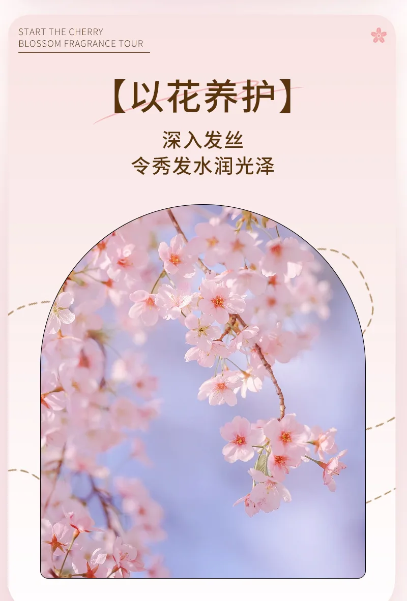 Yuezhonggui 450ml Evening Cherry Luxurious Nourishing Shampoo 4