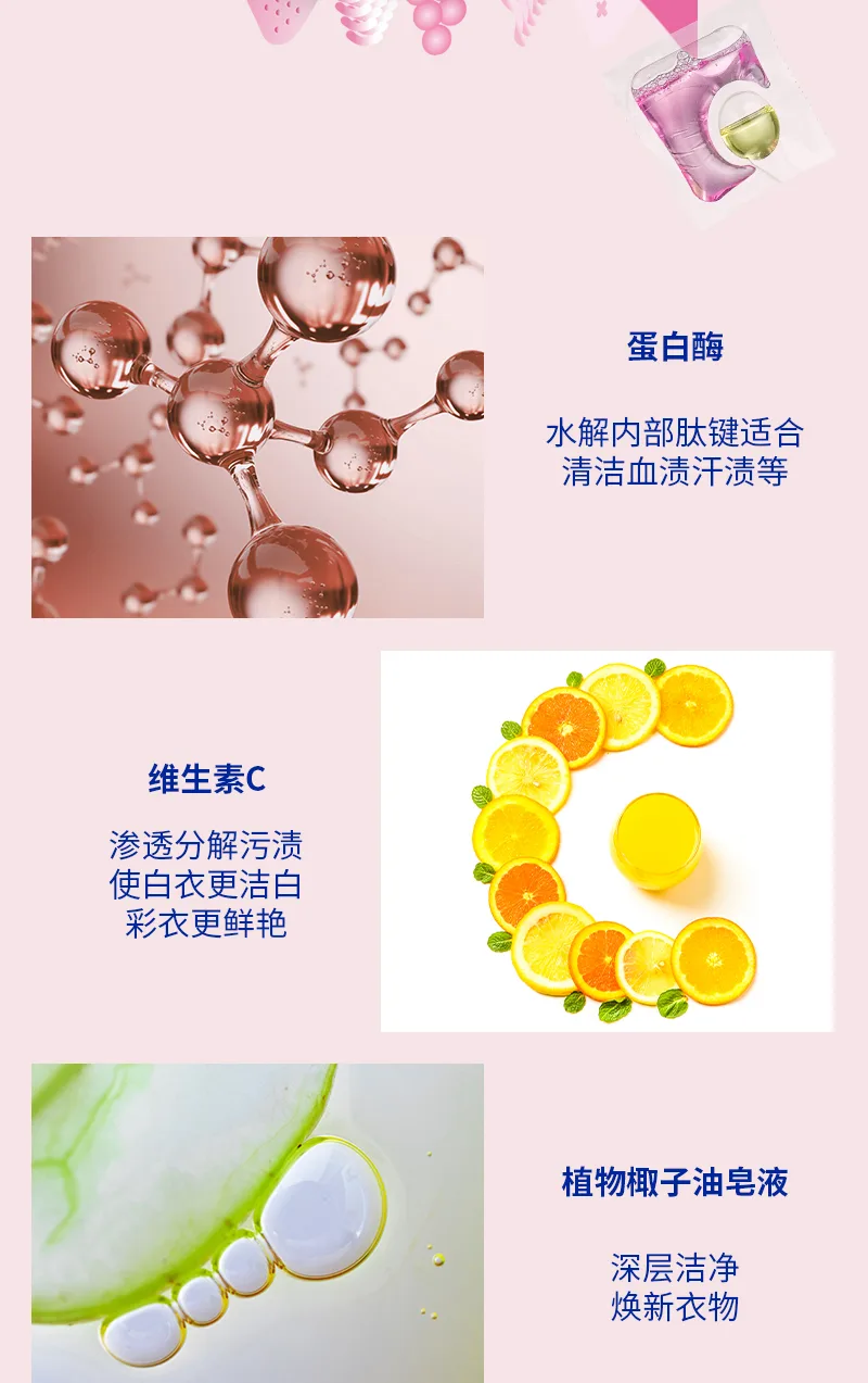 Aishenghuo Red Pomegranate Laundry Detergent Pods 6