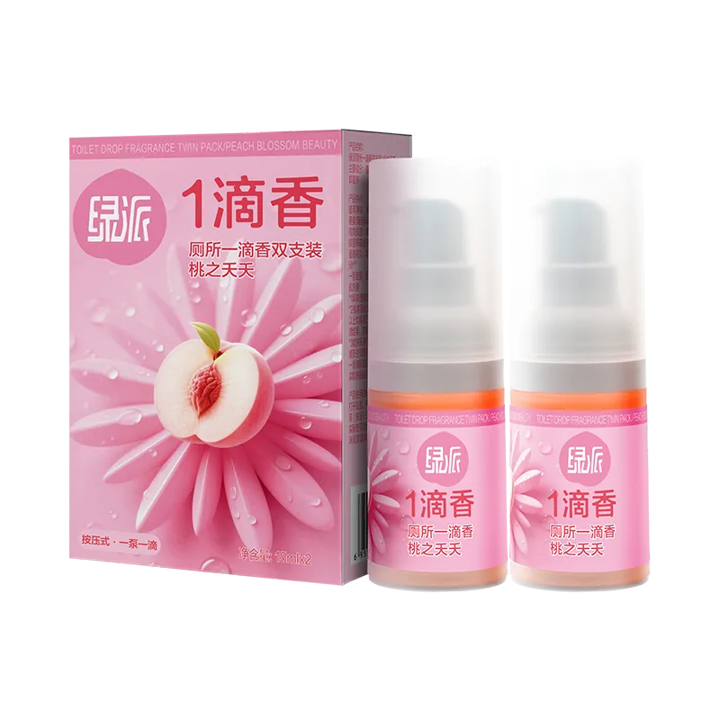 GreenPai Toilet One-Drop Fragrance Double Pack / Peach Blossom