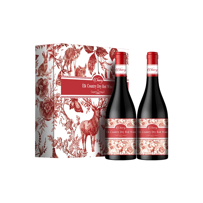 Xiang'enli Reindeer Kingdom Dry Red Wine Gift Box