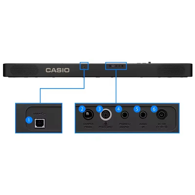 Casio Electric Digital piano CDP-S160BK Electric keyboard 88 keys Heavy Hammer Keyboard por For Beginner And Adult 5