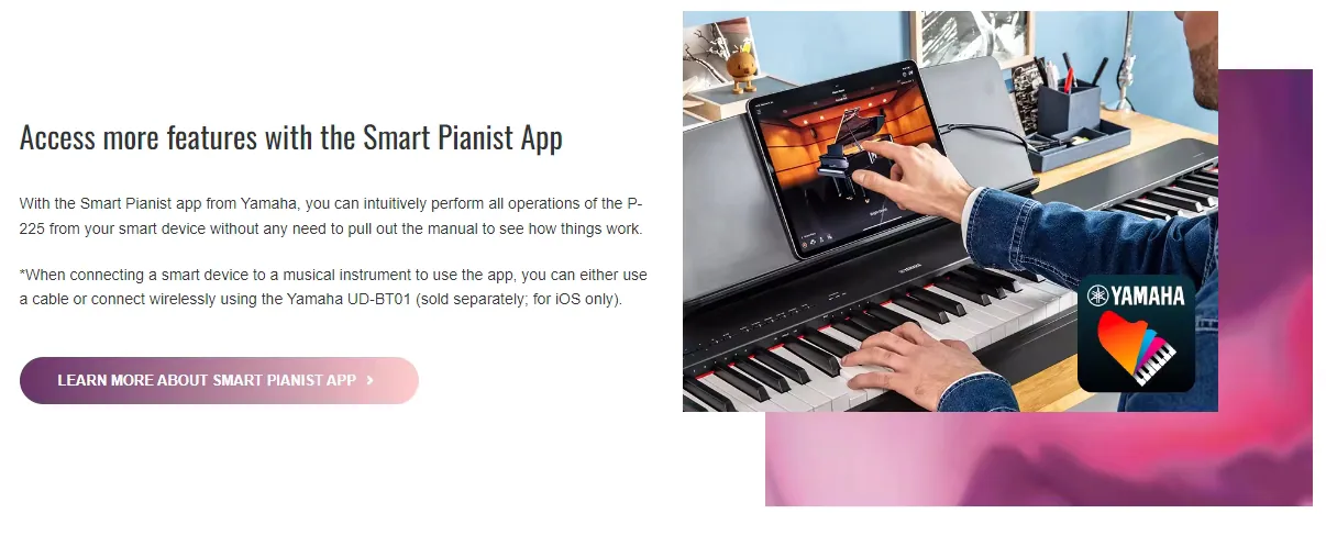 Yamaha P-225 Electrica Synthesizer 88keys Yamaha Keyboard Piano Digital piano Por Electric Digital Piano 5