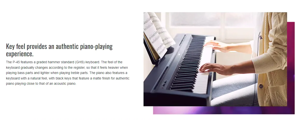 Yamaha P-48 Electrica Synthesizer 88keys Yamaha Keyboard Piano Digital piano