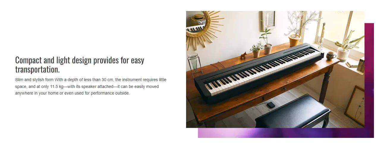 Yamaha P-48 Electrica Synthesizer 88keys Yamaha Keyboard Piano Digital piano 4