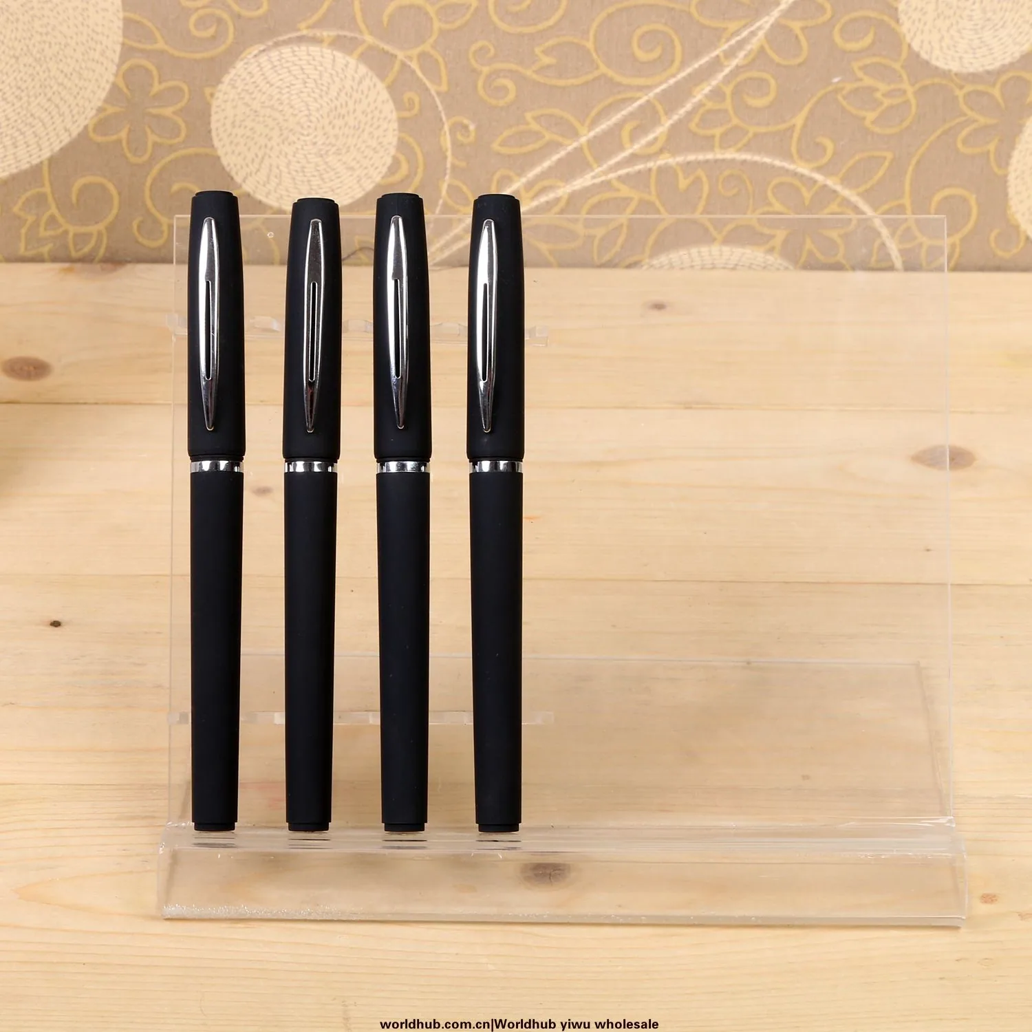 Spot 1.0 Spray Adhesive Advertising Pen Black Business Office Neutral Pen Exam Signature Stationery Supplies Manufacturer Wholes