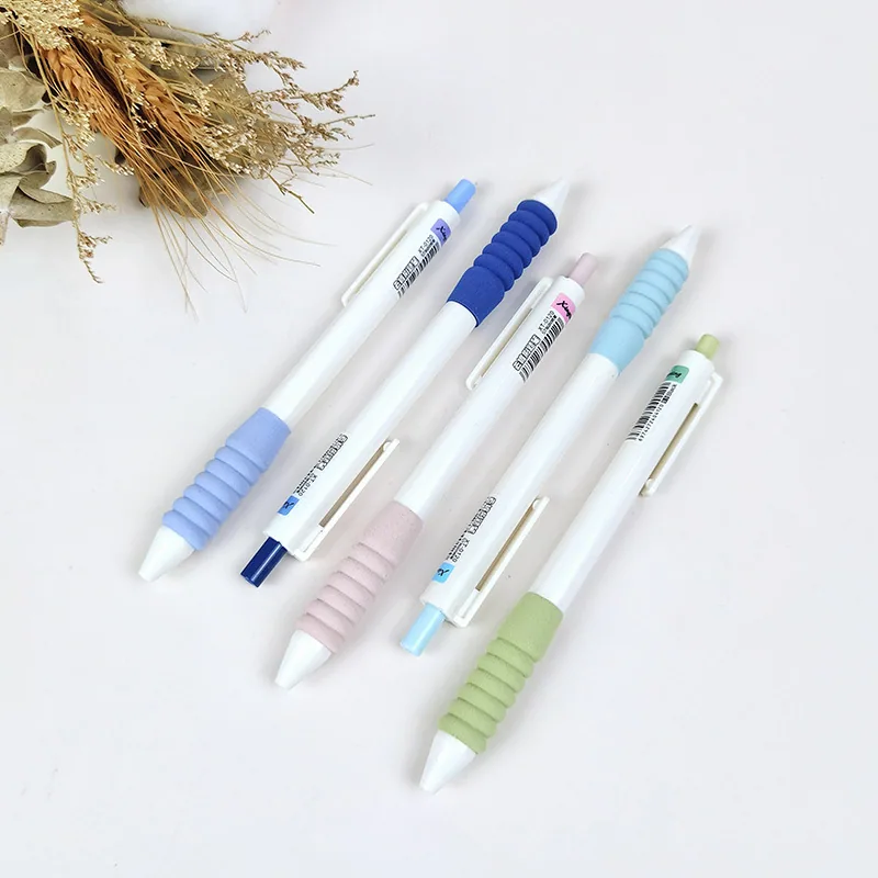 Quick drying ST pen tip press neutral pen simple 0.5 black pen ins high aesthetic student brush test pen