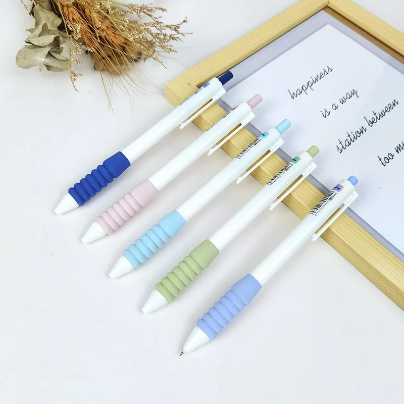 Quick drying ST pen tip press neutral pen simple 0.5 black pen ins high aesthetic student brush test pen 4