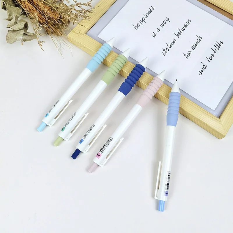 Quick drying ST pen tip press neutral pen simple 0.5 black pen ins high aesthetic student brush test pen 3