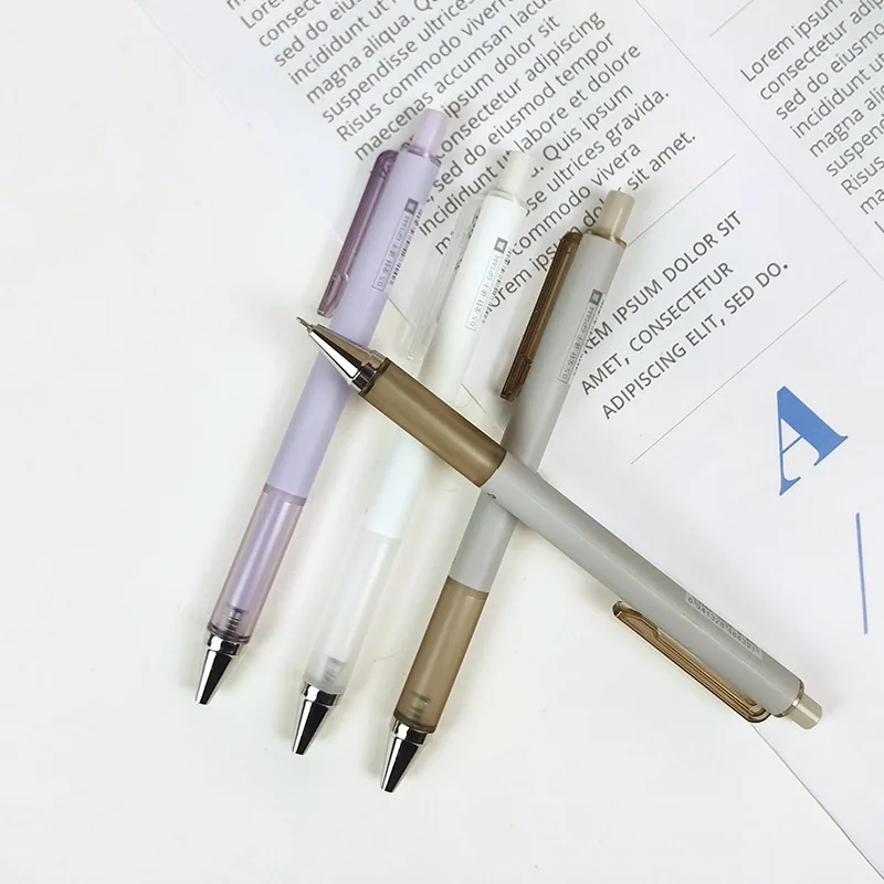 ST color smoked color simple press brush question neutral pen box black office signature pen physical store stationery wholesale 4