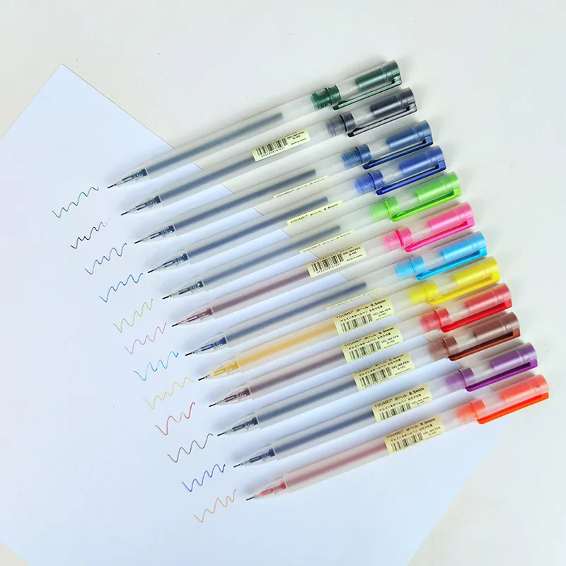 Manufacturer supplies student neutral pen 0.5mm writing pen G-103 colorful stationery fountain pen neutral pen 4